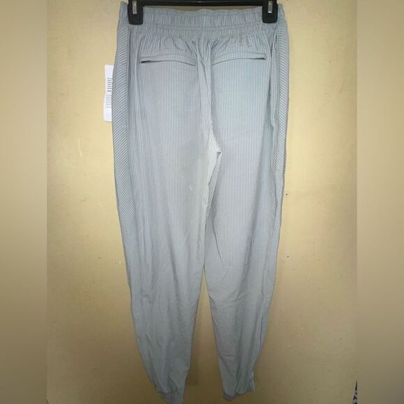 Athleta Brooklyn Lined Textured Jogger Pants Striped Size 2 NWTs - Picture 6 of 10
